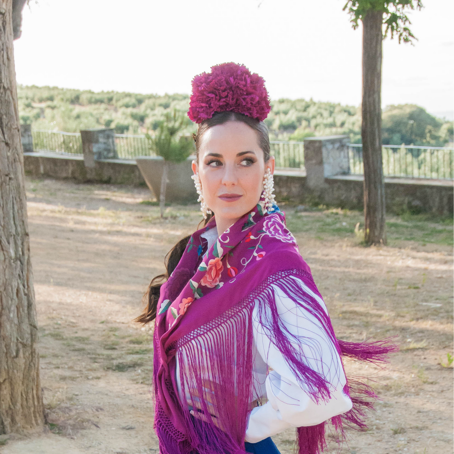 Ramillete claveles buganvilla