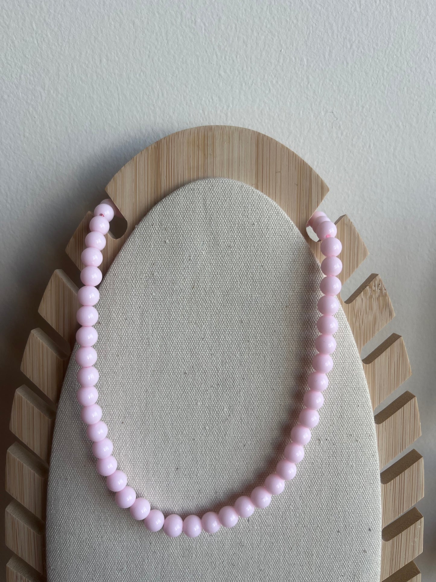 Collar Catalina rosa palo