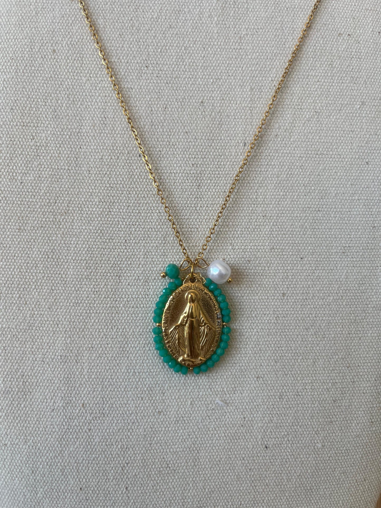 Medalla La Milagrosa Verde