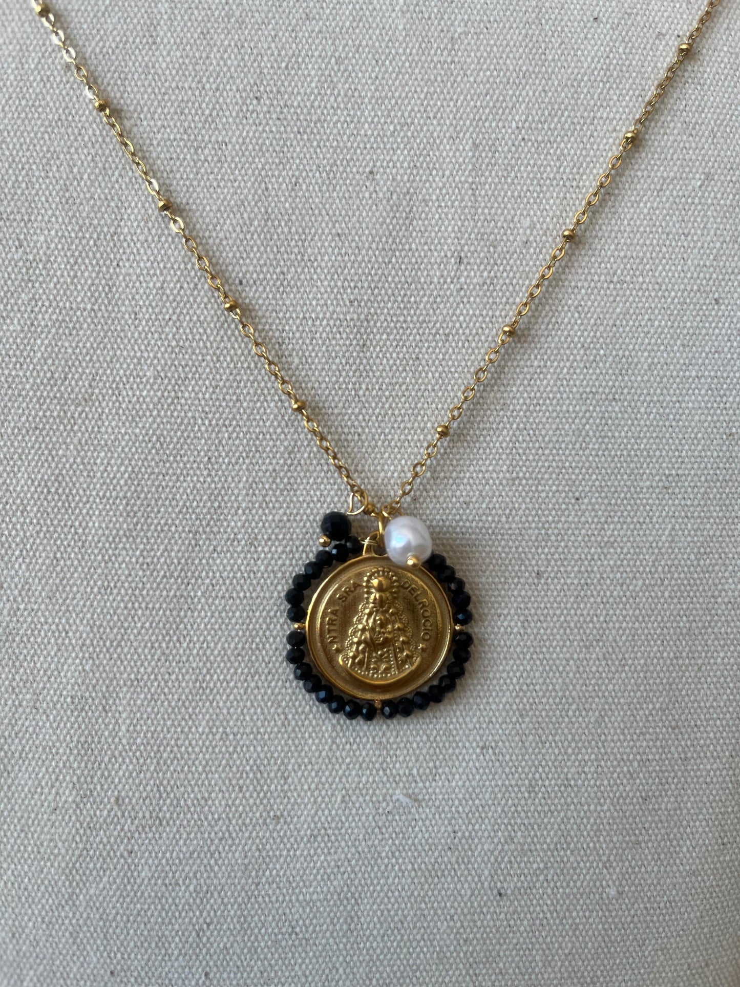 Medalla Virgen del Rocío Negro