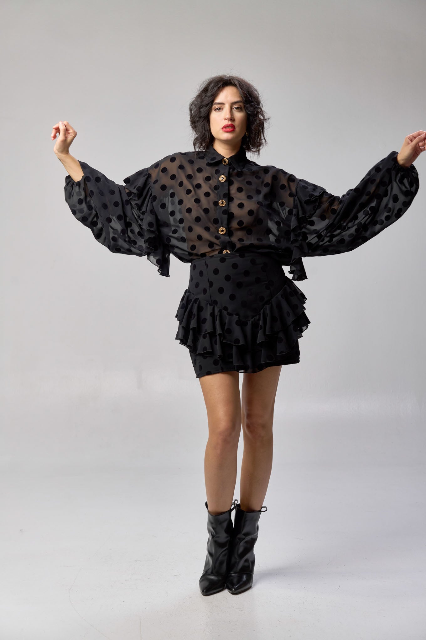Camisa Rosario Negra