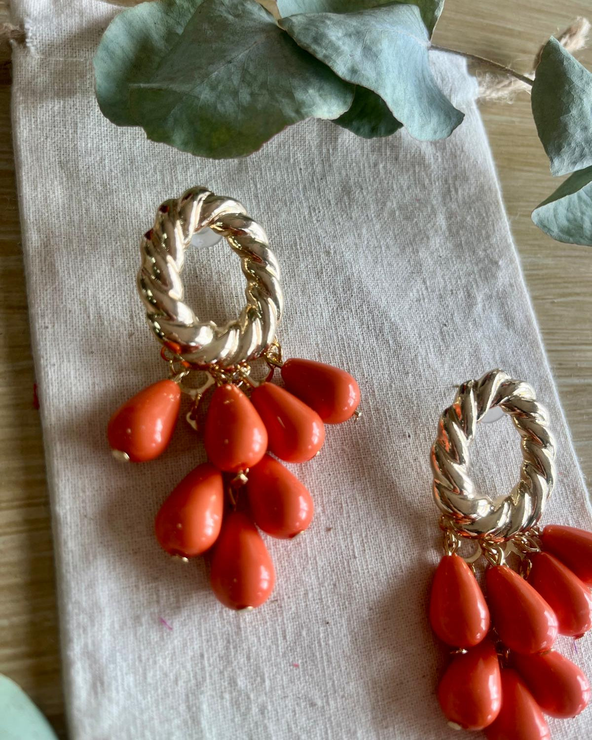 Pendientes Jartá Coral
