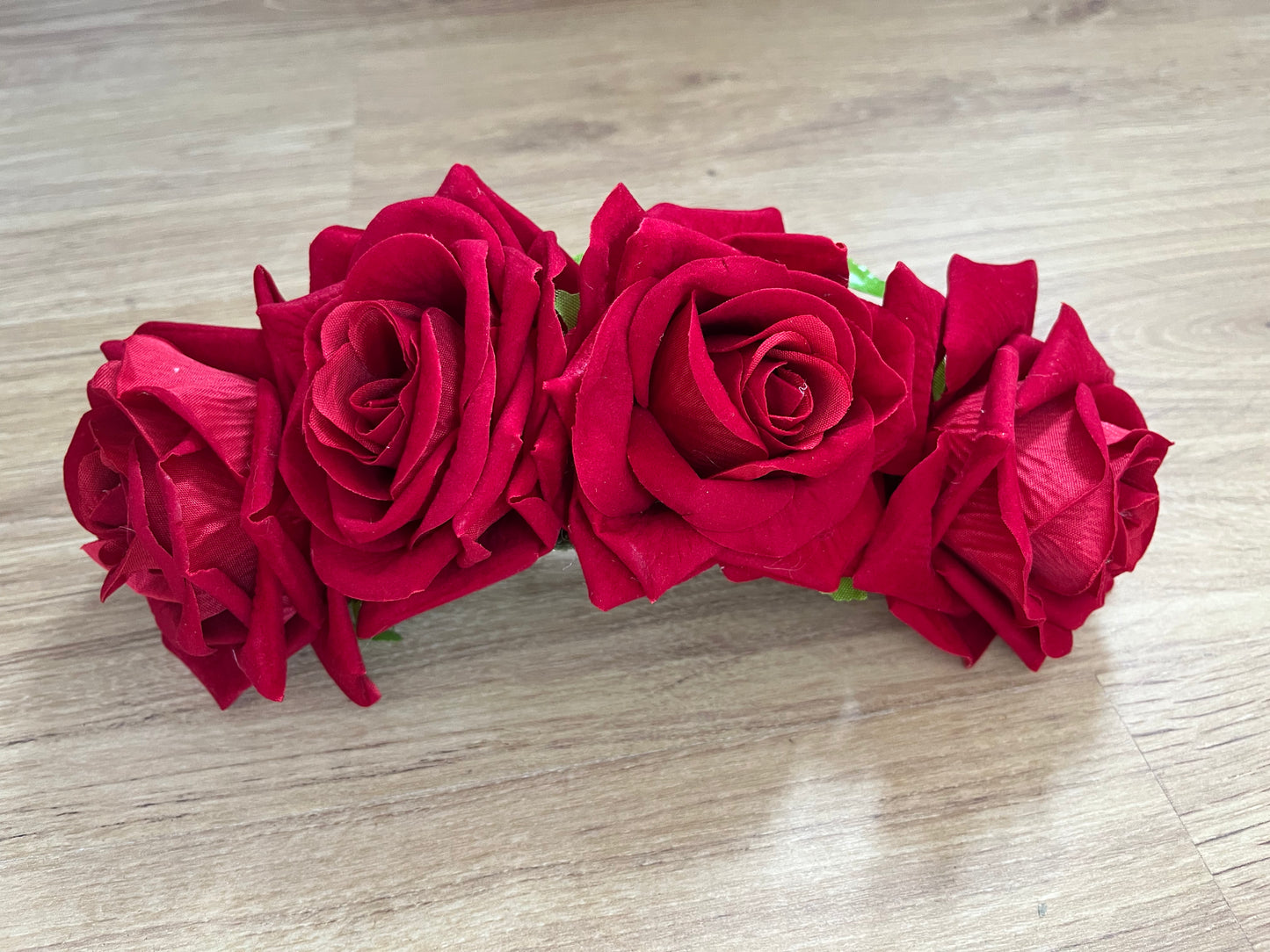 Maxi corona rosas rojas