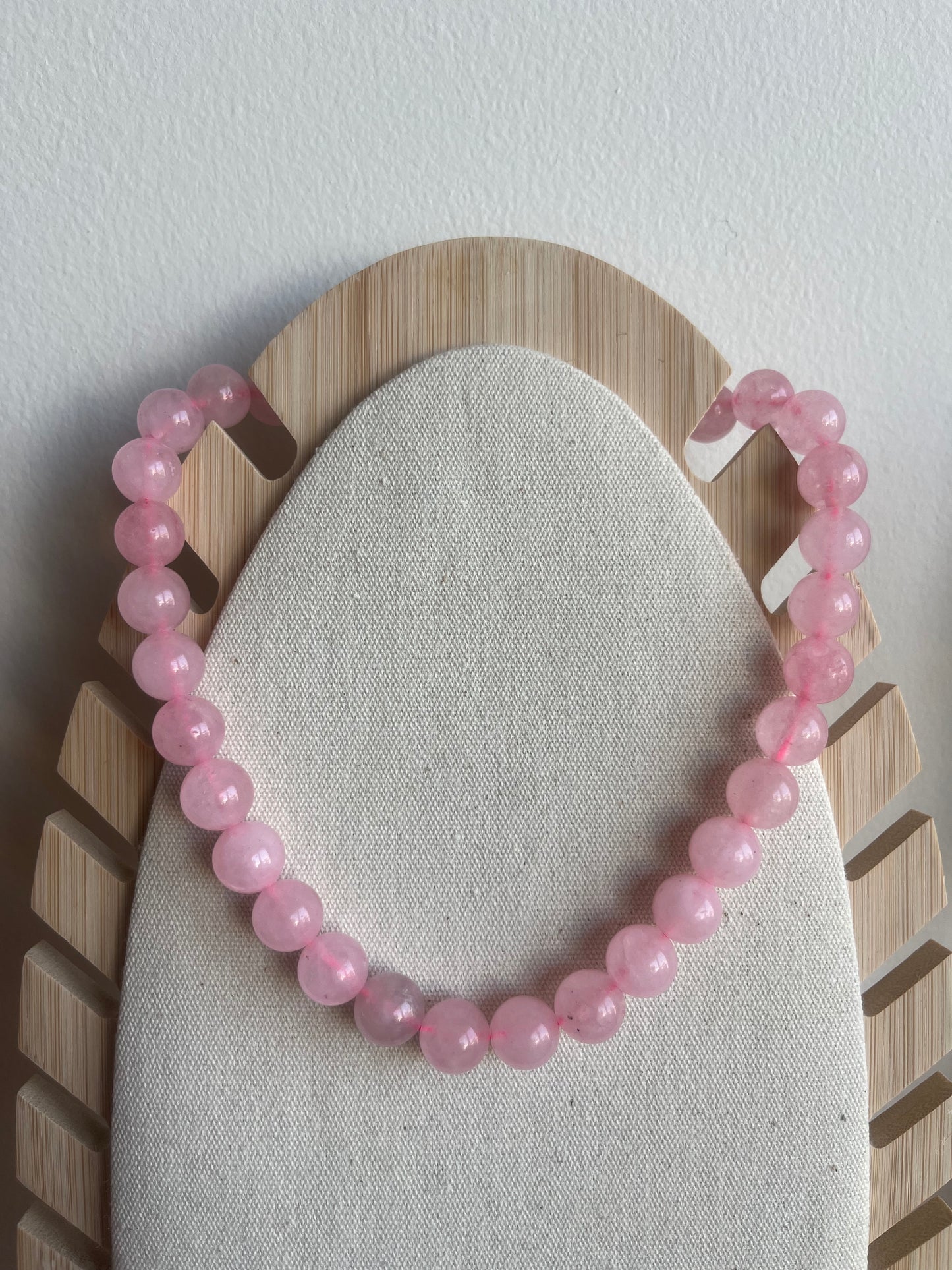 Collar Alma cuarzo rosa