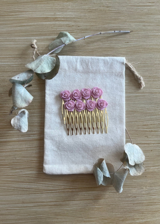 Peinas Rosas rosa