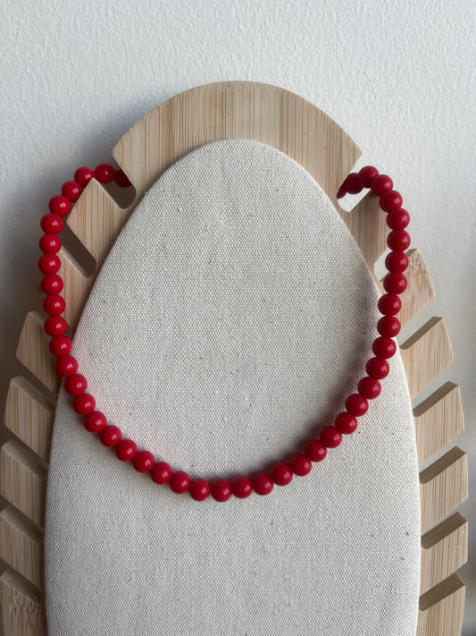 Collar Catalina rojo
