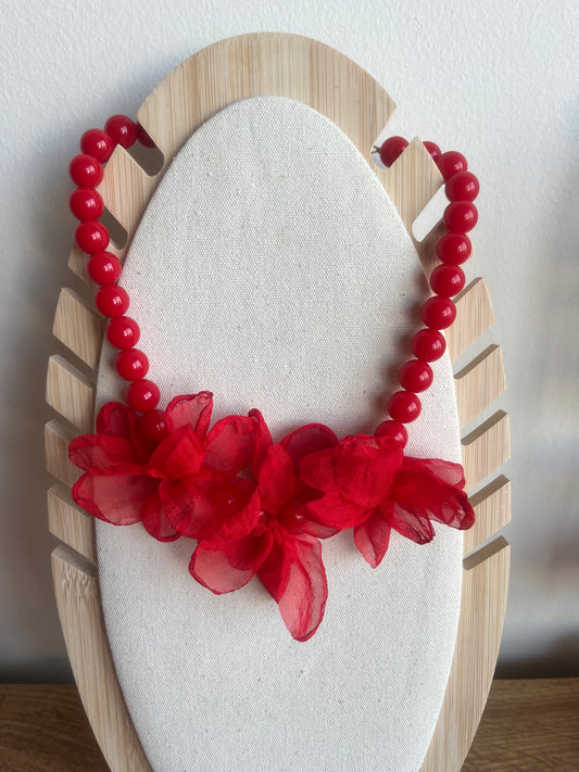 Collar Ainoa rojo