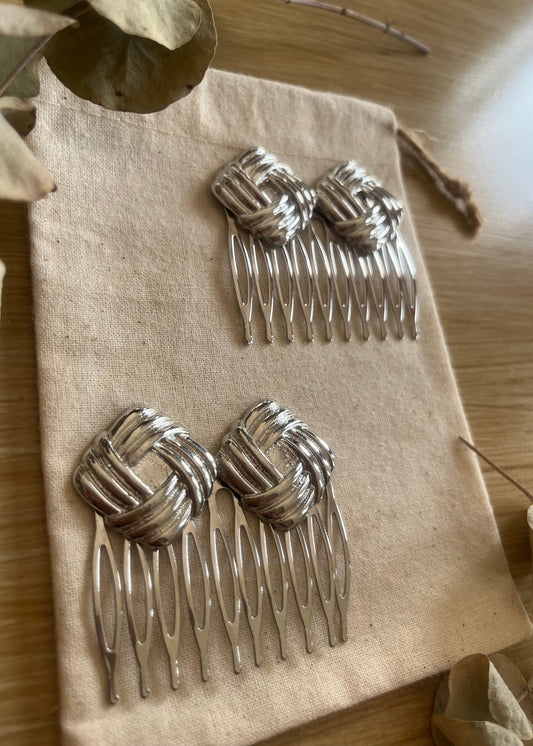 Peinas Rombitos plata