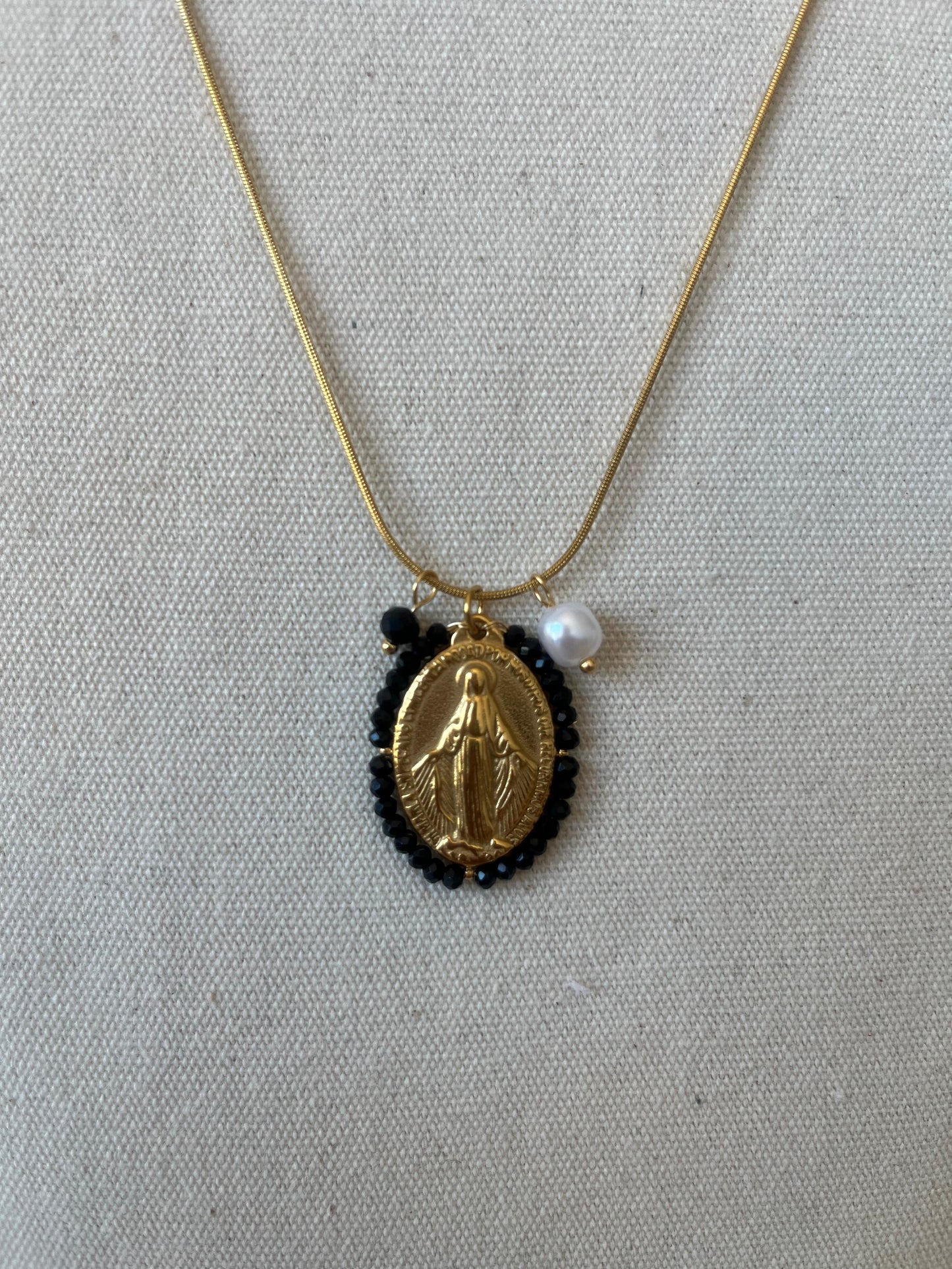 Medalla La Milagrosa Negro