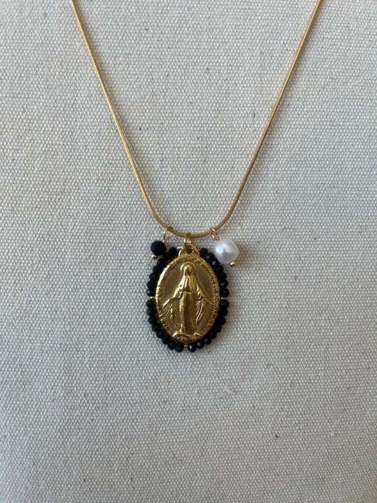 Medalla La Milagrosa Negro