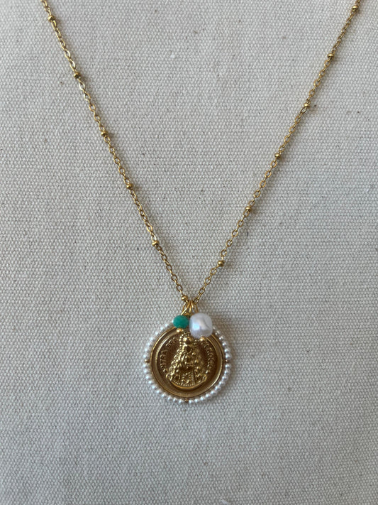 Medalla Virgen del Rocío Perla