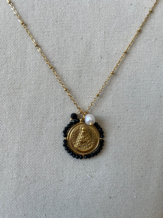 Medalla Virgen del Rocío Negro