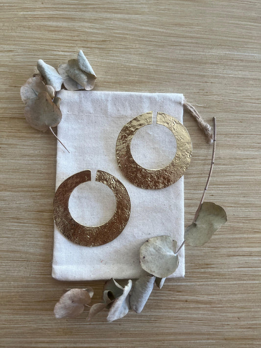 Argolla plana oro champán