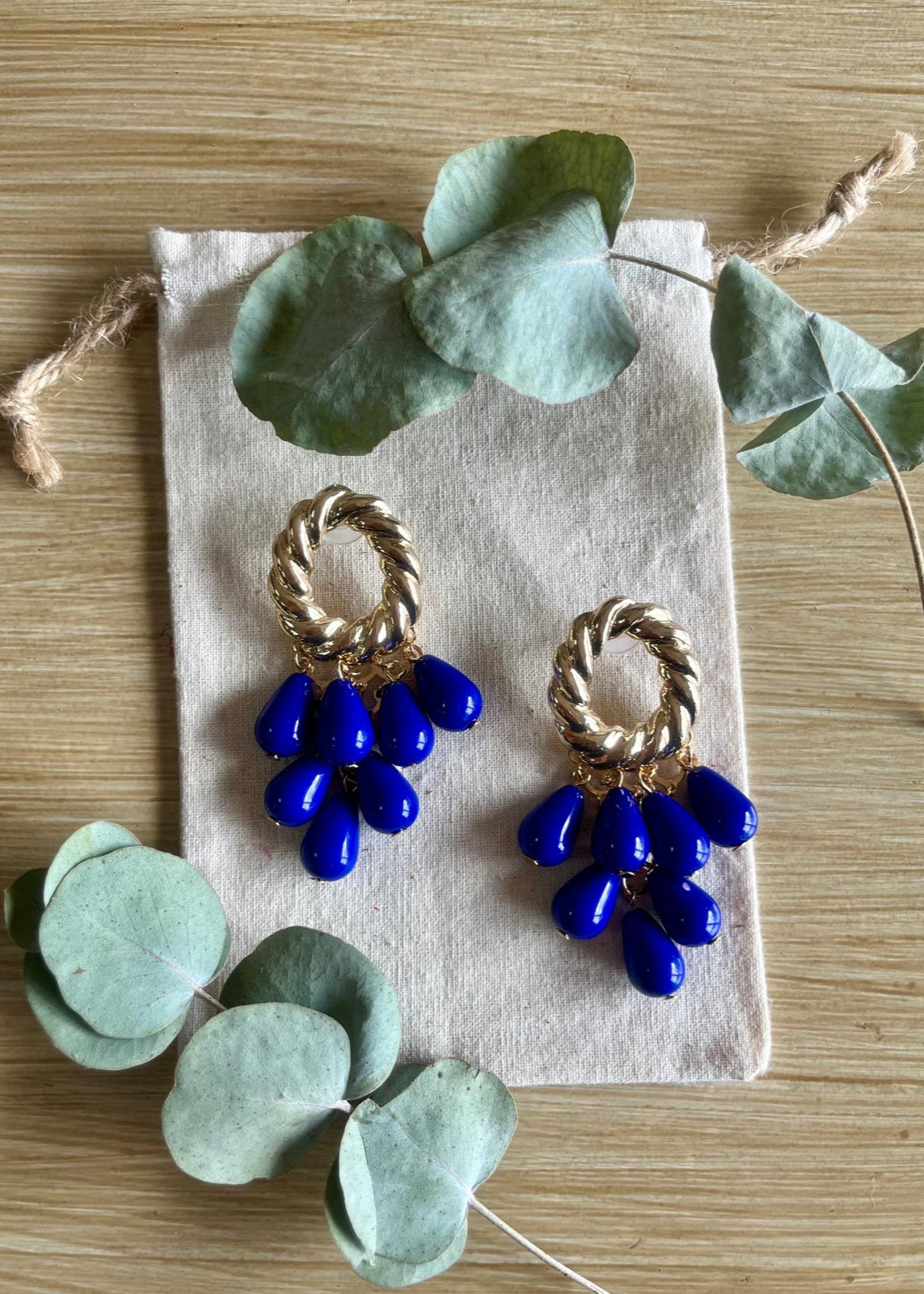 Pendientes Jartá Azul