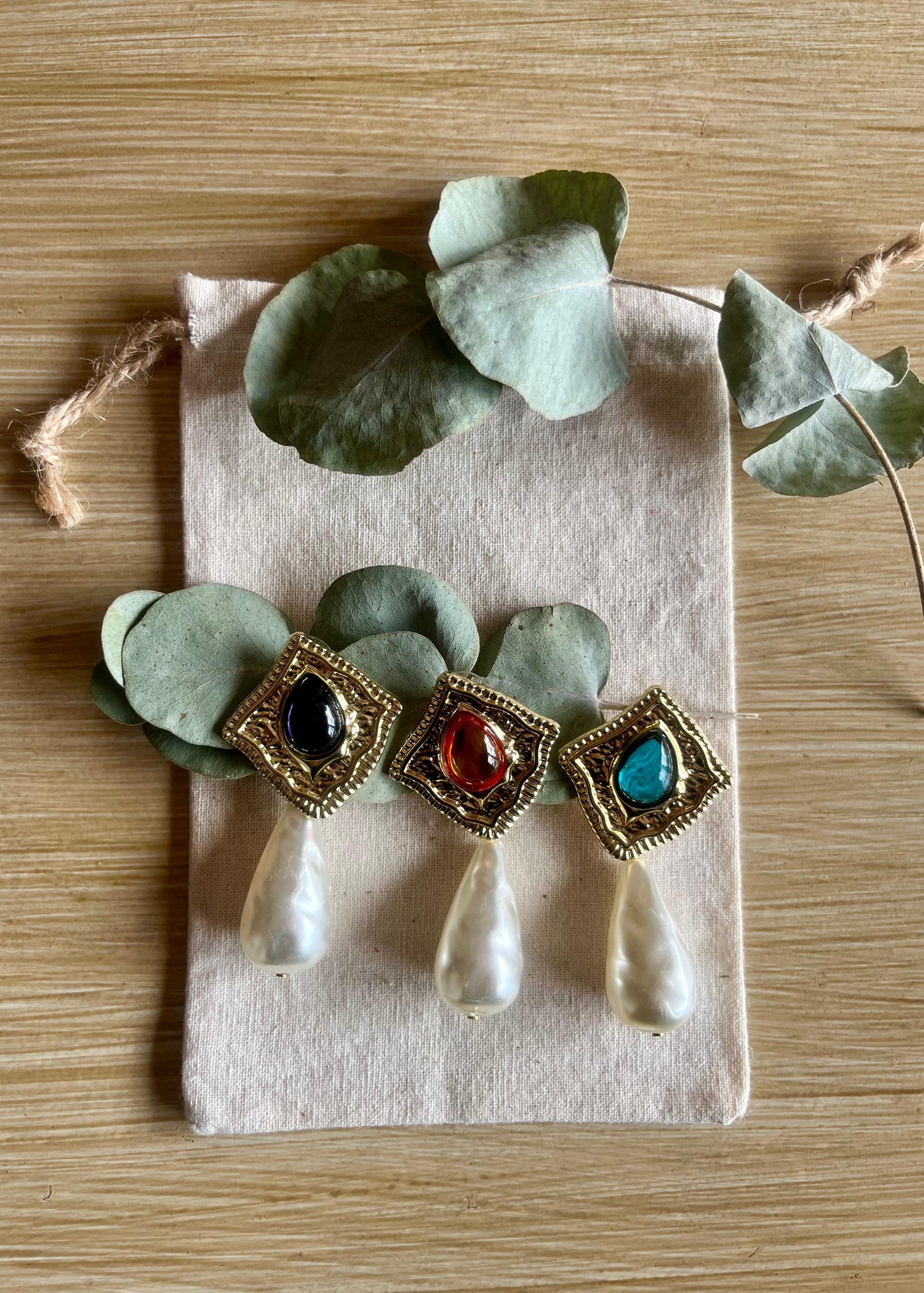 Pendientes Cristina Verde
