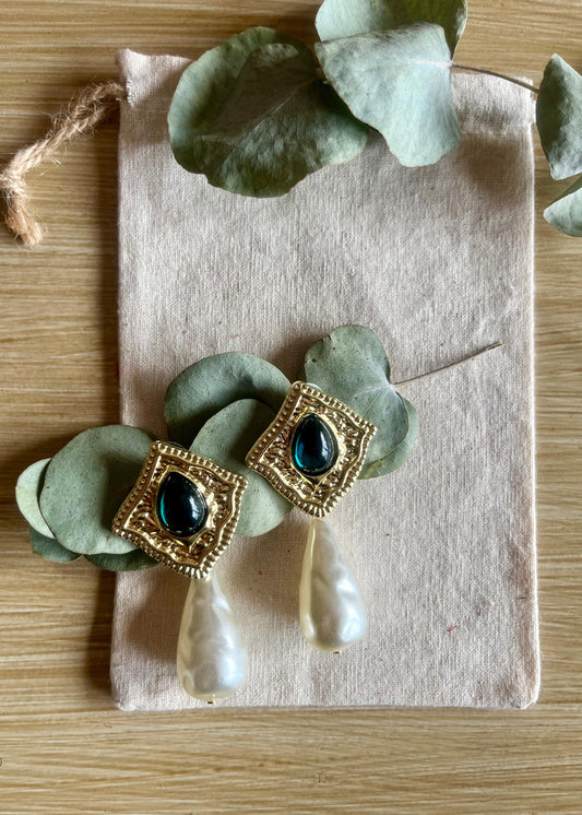 Pendientes Cristina Verde